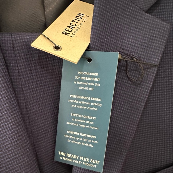 Kenneth Cole Reaction 2-Piece Suit - Navy - Picture 5 of 11